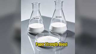 95 Purity Dry Strength Agent استحکام کاغذ را افزایش می دهد