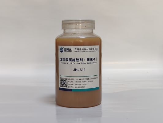 کاتیونیک استایرن اکریلیک سطحی عامل اندازه گیری چگالی یونی 1.2 - 1.3 G/Cm3