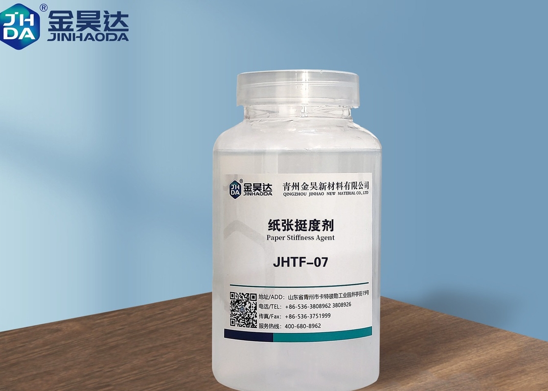 مواد افزودنی مقاومت خشک برای کاغذ JHTF07 سفتی کاغذ عامل مقاومت خشک بی رنگ درجه صنعتی