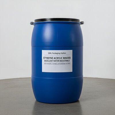 قیمت خوب 200L گزینه های بسته بندی استیرن آکریلیک باندر مقاومت عالی در برابر آب استفاده می شود در رنگ ها پوشش چسب و مهر و موم آنلاین