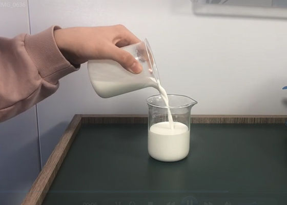 قیمت خوب سفید امولسیون 35٪ کاتیونی جامد پراکنده رزین اندازه JH1518 آنلاین